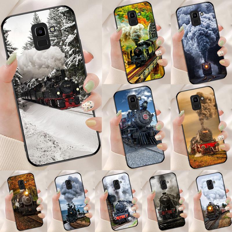 Vintage Steam Train Railway For Samsung Galaxy M31 M11 M23 M12 M13 M14 M15 M35 M55 M34 M54 M33 M53 M32 M52 M06 M16 Case