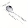 1pc Heavy Duty Stainless Steel Colander and Skimmer Spoon Set - Perfect for Straining and Scooping Food in The Kitchen