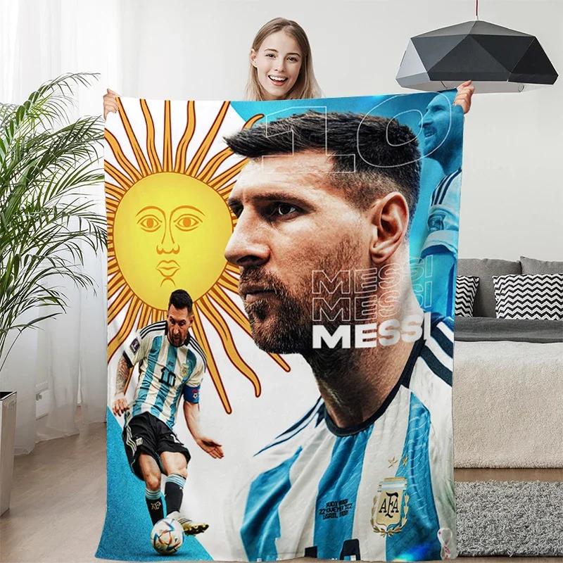 Winterdecke Sofa Messi Digitaldruck King Size Warm Knie Bett Fleece Camping Benutzerdefiniert Flauschig Weich Decken Mikrofaser Bettwäsche