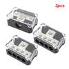 Car Audio Amplifier Junction Box Electric Power Distribution Block 4GA Out Distribute Blocks 4 Ways Ground Case Auto Accessories