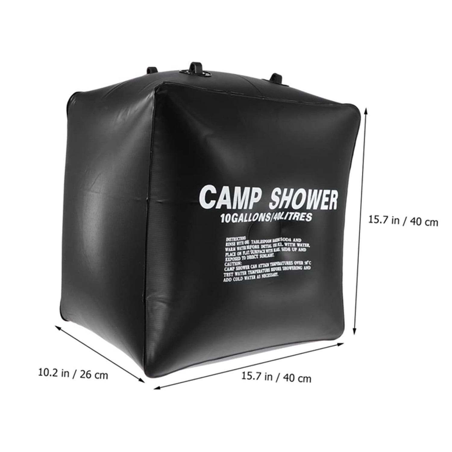 

40 л Сумка для душа на солнечной энергии для улицы - Водонепроницаемый ПВХ для кемпинга и купания