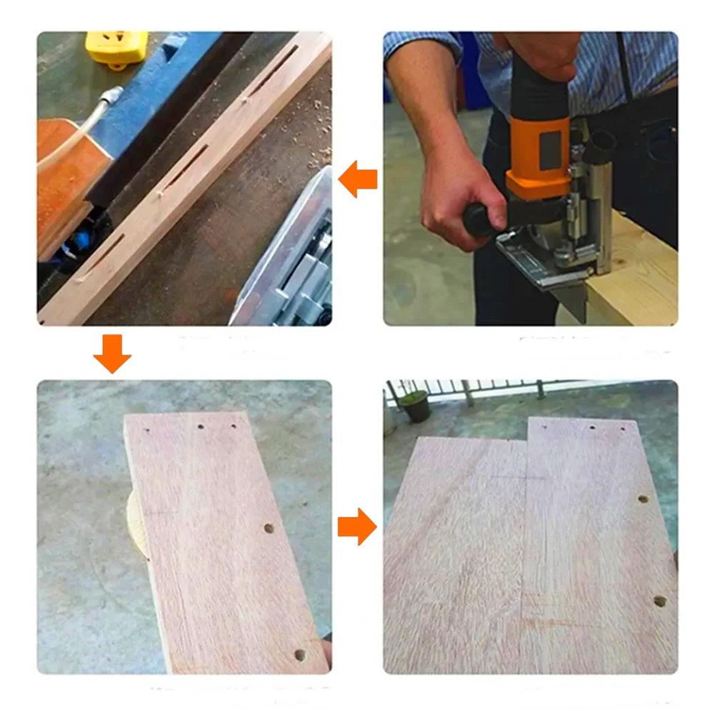 300-100pcs Tenon Pieces Wood Board Docking ToolCarpentry DIY Tenon Biscuit No. 0#/10#/20#  for Wood Joining Woodworking Crafting