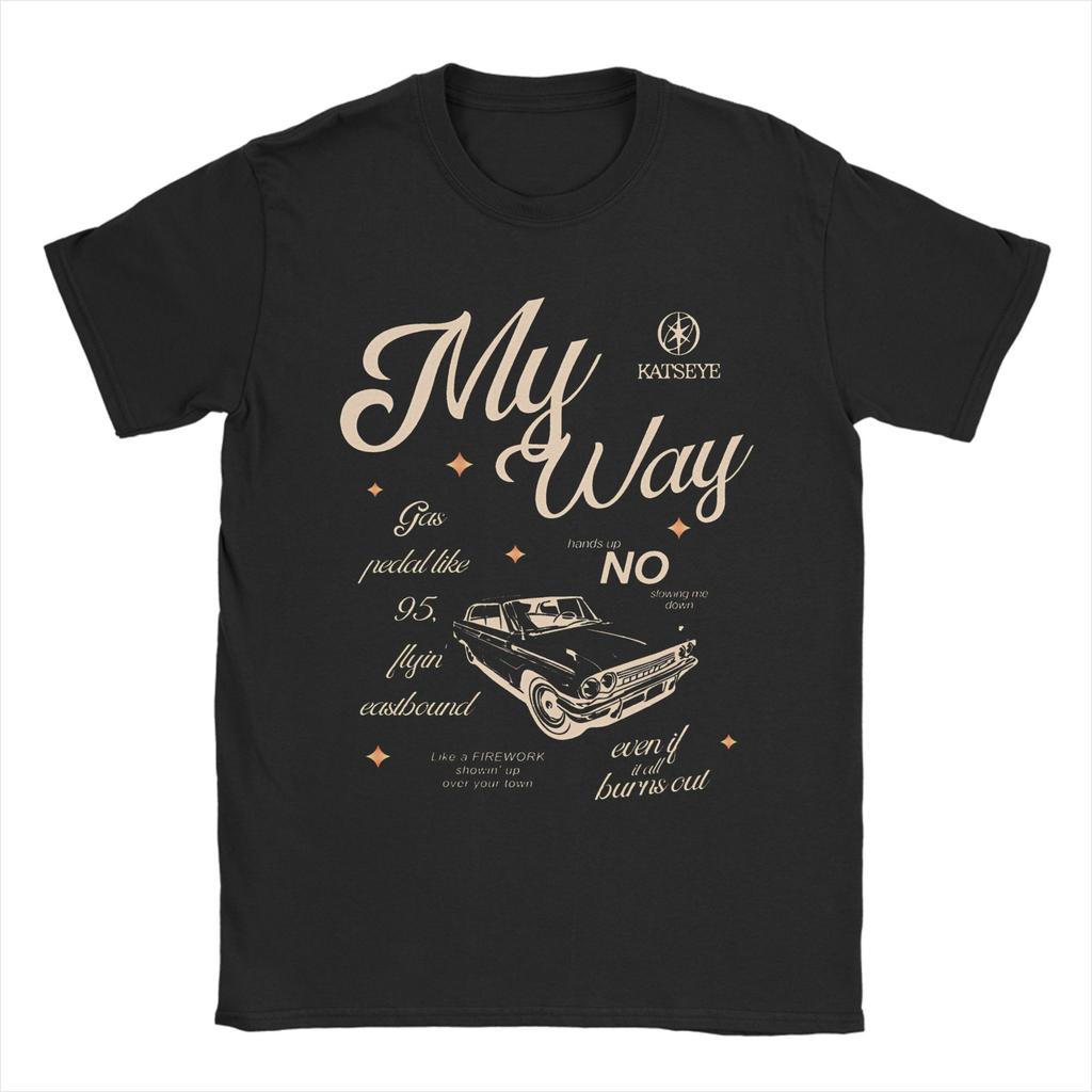 Summer Close Up Photo Katseye T Shirt for Men Women  Cotton Tee Shirt Short Sleeve Tops