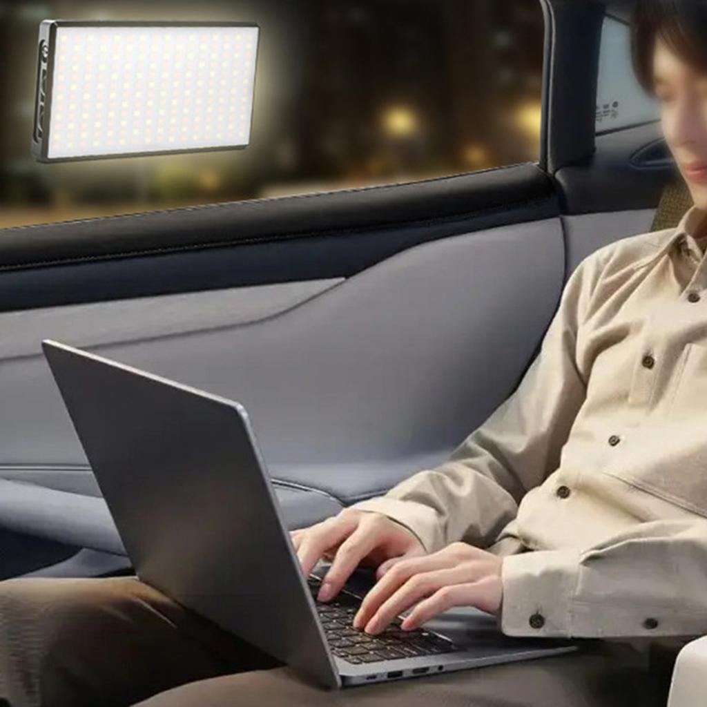 LED Selfie Light Cold and Warm Color Multifunctional Portable Clip Fill Video Conference Light for Live Streaming