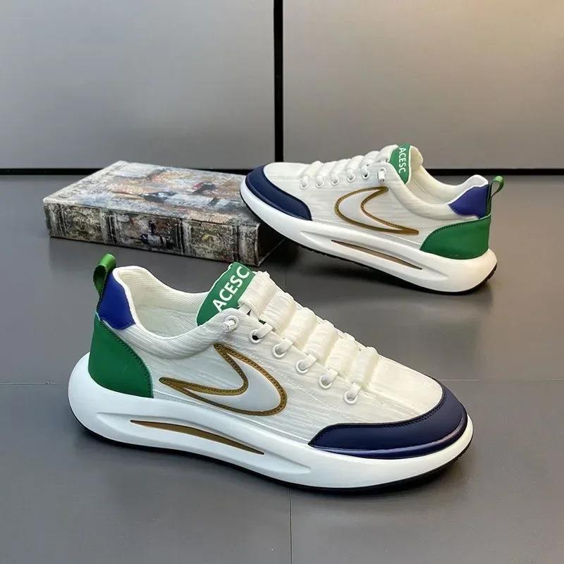 

2025 Новинка / Мужские повседневные кроссовки Весна/Лето Папины туфли / Обувь Agan 41 зелёный