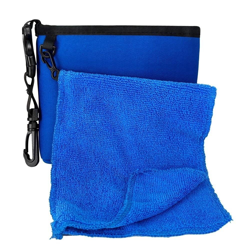 Portable Golf Cleaning Bag Washable Golf Ball Wash Bag  Golf Club Bag Accessories