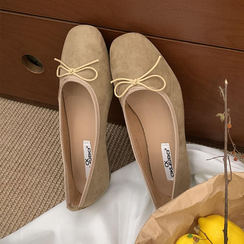 Fashion Female Slip On Footwear Women Ballet Flats Shoes Butterfly-Knot Fashion Shallow Ladies Flats With Shoes New In Summer Spring