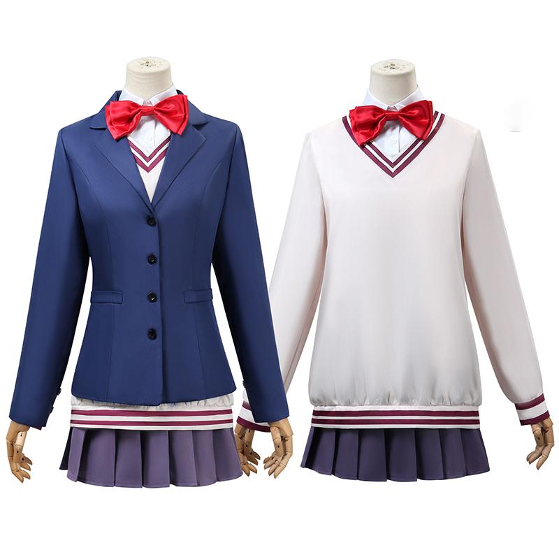 Anime Dandadan Aira Shiratori Cosplay Kostüm Momo Ayase JK Matrosenröcke Anzug Ken Takakura Jacken Hosen Perücke Schuluniform