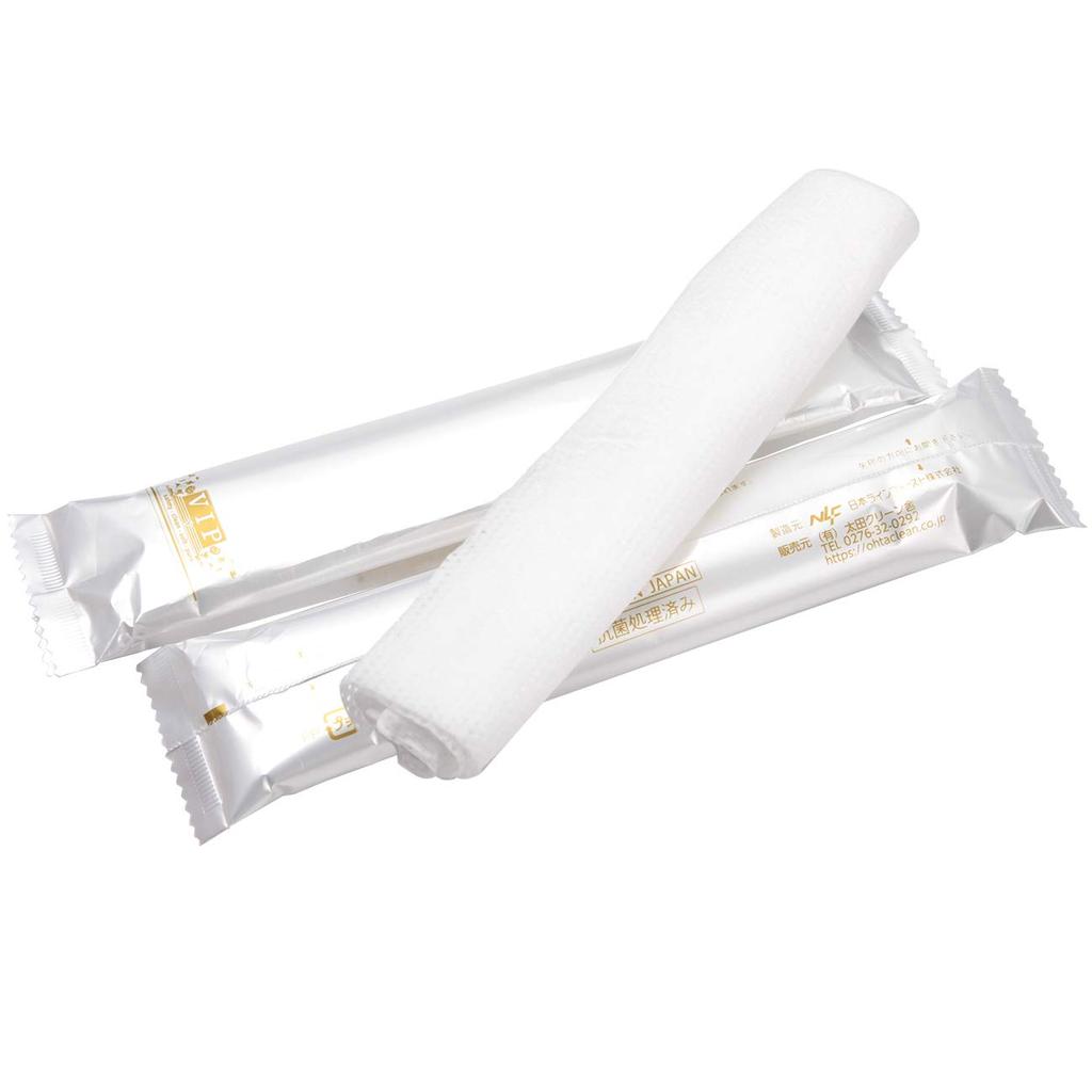 Premium Cotton Hand Towels, VIP, 28x24cm, 100% Cotton, Pack of 100, Made in Japan (Flower-GL)