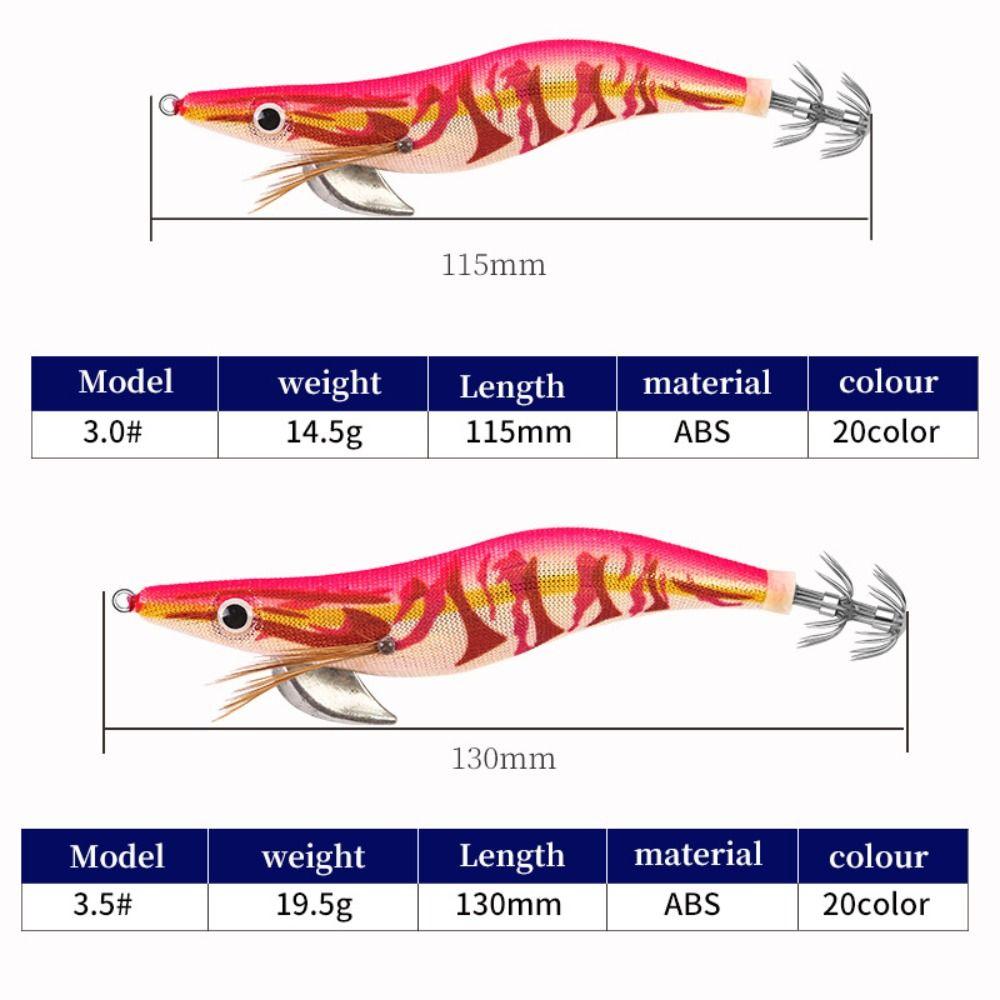 115mm 14.5g Squid Jig Horizontal Octopus Bait Wobbler Sea Fishing Lures  Octopus Fishing