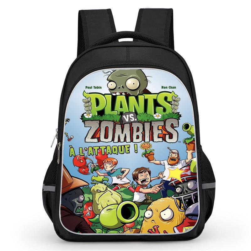 Plants Vs. Zombies Plants Vs. Zombies Anime Backpack Student Bag