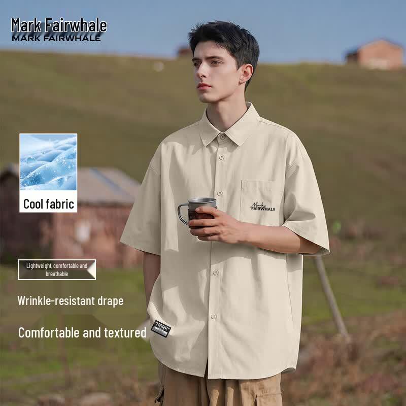 MARK FAIRWHALE Men s Short Sleeve Polo Shirt M