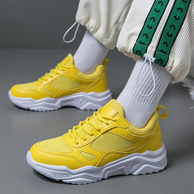 2024 Mode für Herren Neue atmungsaktive Mesh-Schuhe Schnürschuhe Freizeitschuhe Sportschuhe 4 Farben
