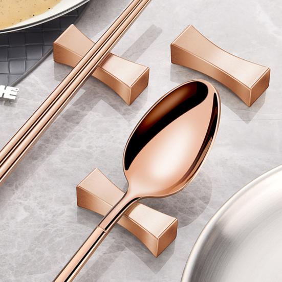 Essstäbchenhalter, Edelstahl, Gabel, Löffel, Besteckhalter, leicht zu reinigen, Essstäbchenhalter für die Küche zu Hause