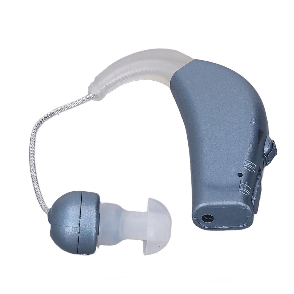 2PCS Sound Hearing Device Rechargeable Sound Enhancer Aids with Noise Reducing Feature for Adults Seniors Blue