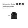 UPVC Fish Tank Plumbing Fittings: Hard Water Pipe Connector & Elbow Tee (Black)