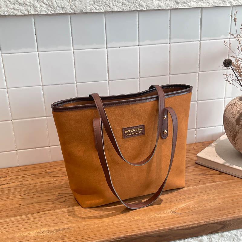 Borsa a Spalla da Donna Street Style con Tasca Interna per Telefono e Doppi Tracolla