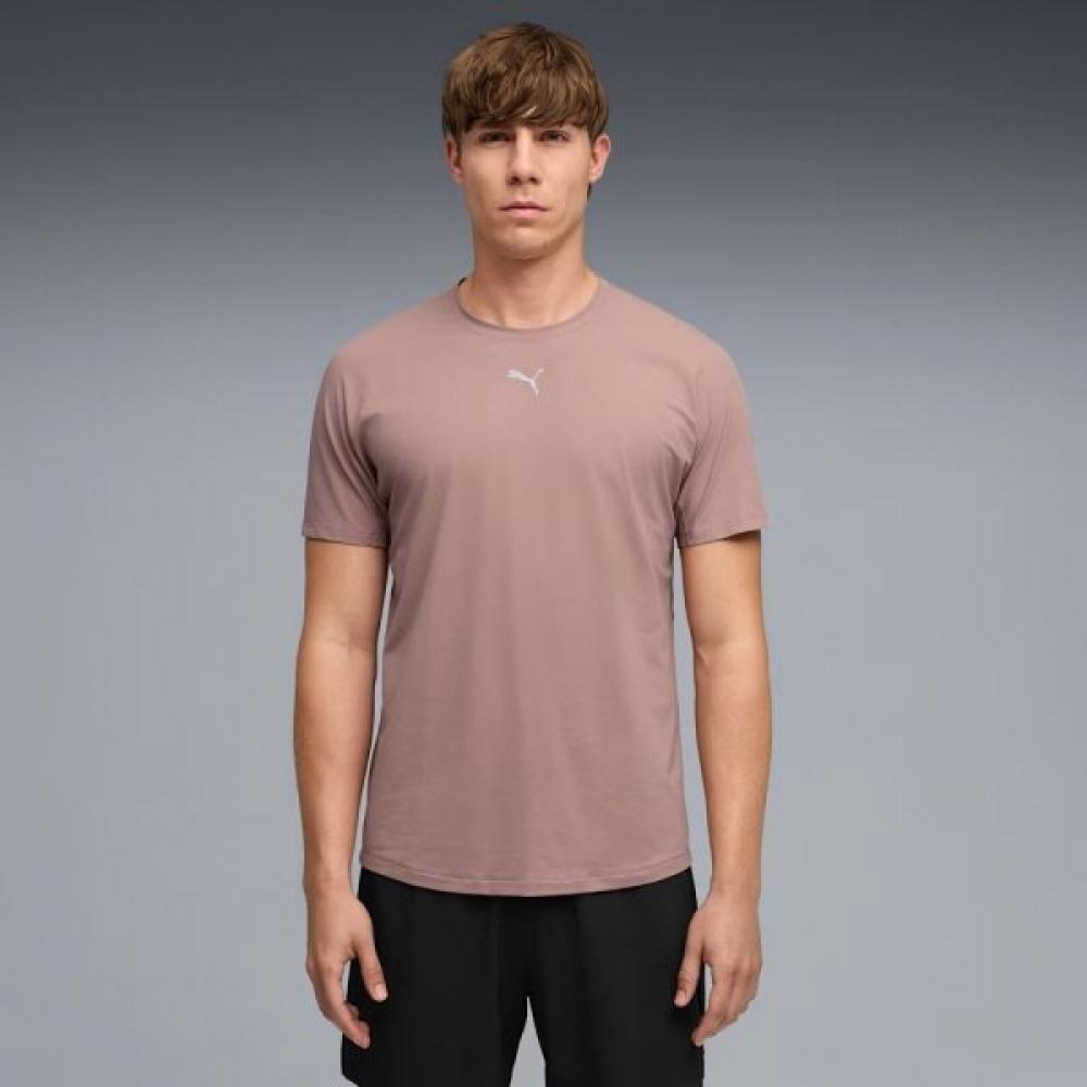 PuMa Men S Running Short Sleeve Tee M Run Coolcell Tee 88 Sandstone/M(95)