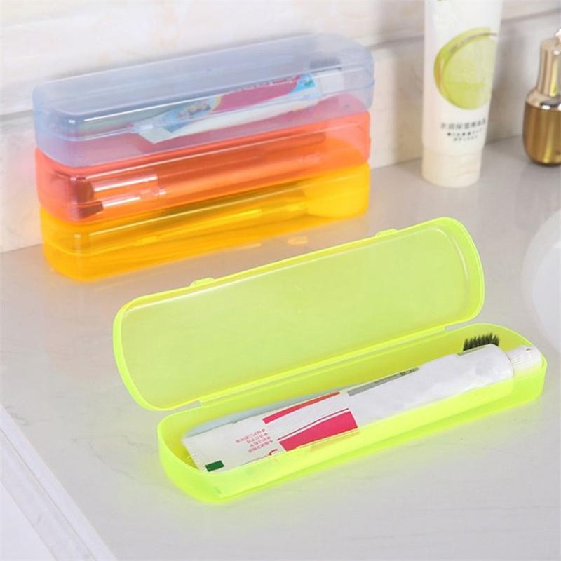 Pudełko do przechowywania na szczoteczkę do zębów w kolorze cukierkowym, etui na szczoteczkę do zębów i pastę do zębów, przenośne pudełko na szczoteczkę do zębów podróżne, akcesoria