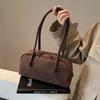Spring New High-end Retro Texture Matte Maillard Bag Women's Trendy Red Underarm Shoulder Bag