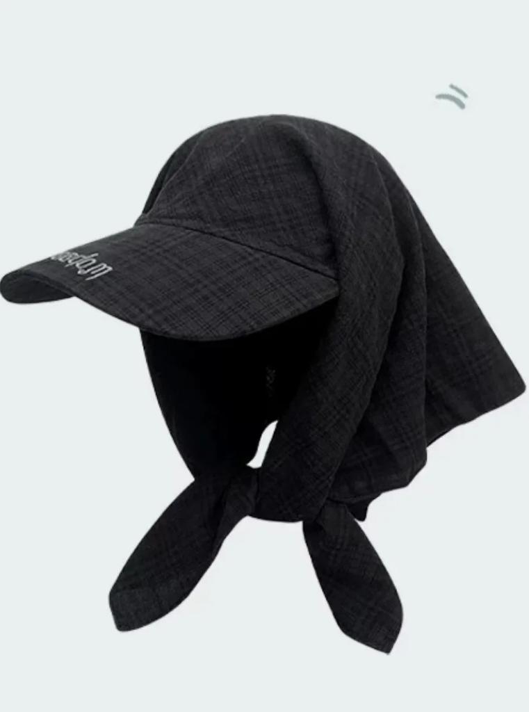 Outdoor Camping Style Sun Protection Hat Jennie Scarf Hat Small Sweet Sunscreen Tie Hat Wide Brim Hat Mesh Cap Lace Cap
