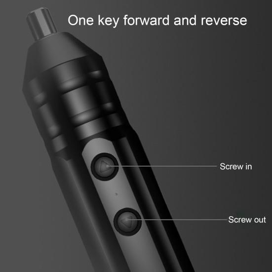 One Key Control Long Lasting Motor Electrical Screwdriver Set High Efficiency USB Rechargeable Cordless Screwdriver Household Appliance