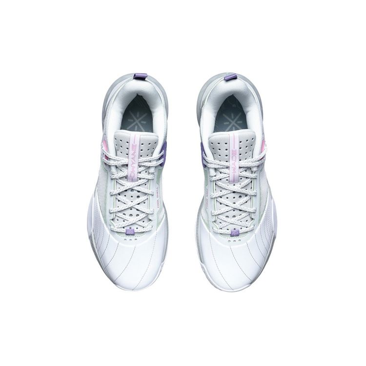Li Ning All Day 6 Fabric Synthetic Leather Shock Absorption Non-Slip Wear-Resistant Breathable Low-Top Basketball Shoes Men Sneakers ABPR019-3