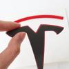 Car Sticker Tesla 1pcs ABS for Tesla Model 3 Mode Y Car Front Hood Logo Cover Emblem Sticker Styling Auto Body Rear Trunk Badge