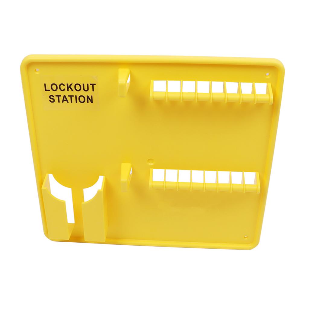 Safety Lockout Station Wall Mounted Power Isolation Engineering Plastic Lock Management Station