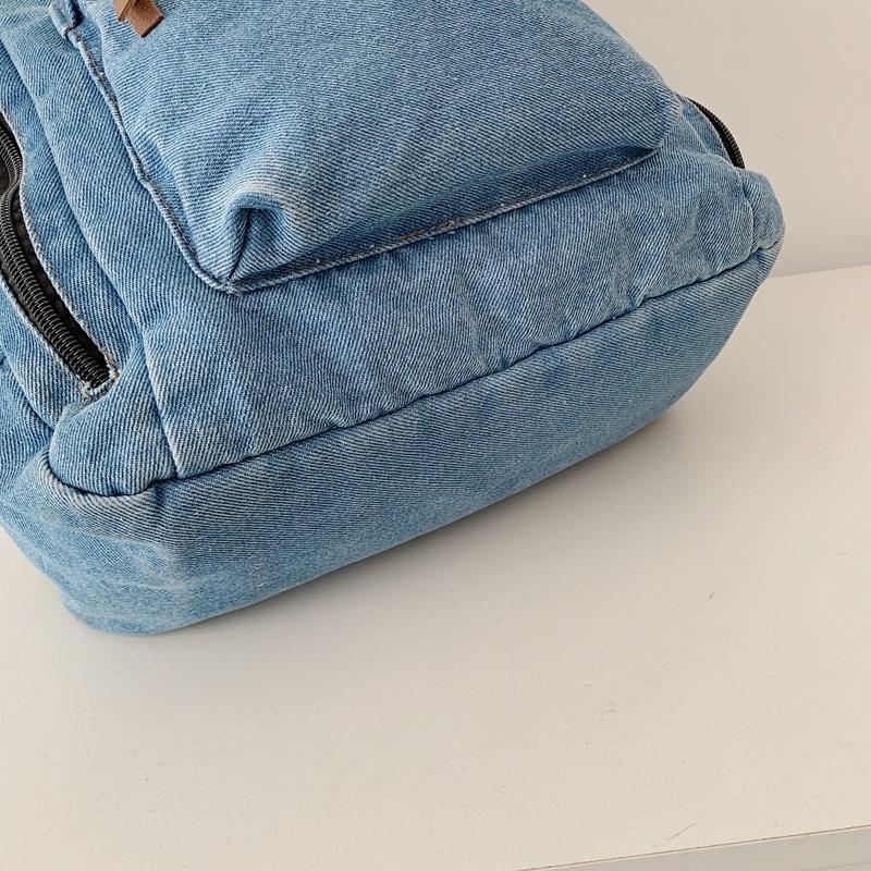 Denim Vintage Travel Backpack Large Capacity Backpack