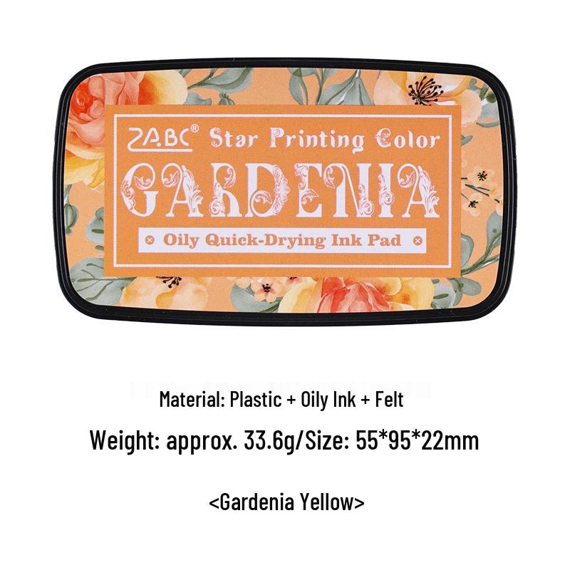 Retro Large Starry Sky Quick-Dry Oil-Based Ink Pad for Stamping and Fingerprints