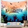Halloweenthemed backdrop decoration fabric digitalprinted polyester tapestries living rooms bedrooms macrame wall hanging