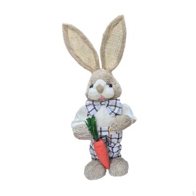 Figurka Zajączka Wielkanocnego Statua Kreskówkowy Pamiątka Dekoracja Imprezowa Rękodzieło 35cm do Ogrodu