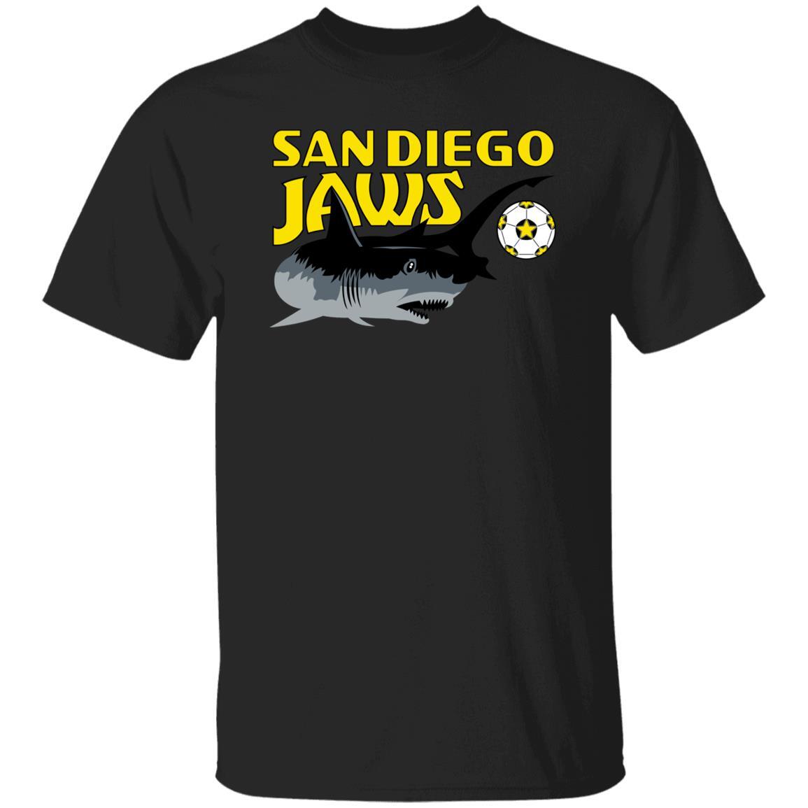 San Diego Jaws T-shirt Classic NASL Soccer 4XL