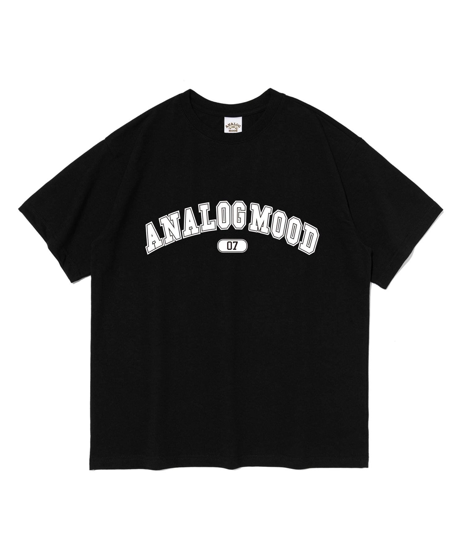 Analog Mood Arch Logo Short Sleeve T-Shirt (Black) S