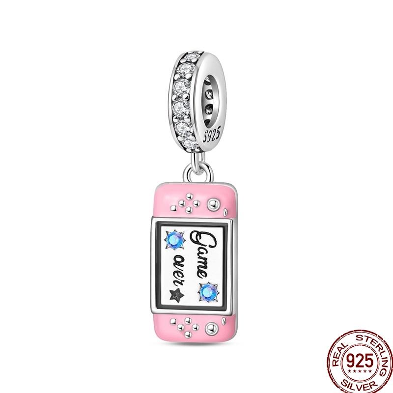 New Original Copper Elephant Cat Game Charms Bead Flower Baby Beads Fit 3Mm Bracelet Diy Jewelry Gifts For Women