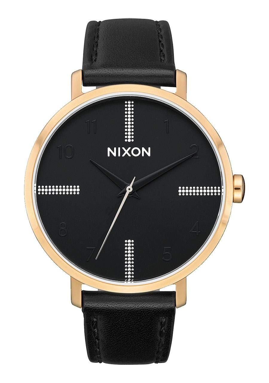 

Nixon Watch Analog Quartz with Leather Strap A1091-2879-00 Women s