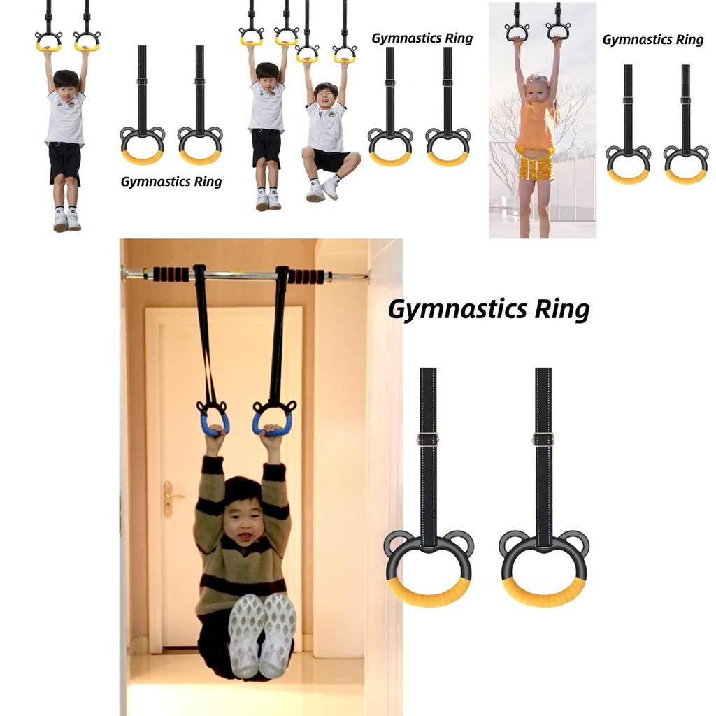 Children's Gymnastic Rings Indoor Home Use Height-boosting Training Equipment For Kids