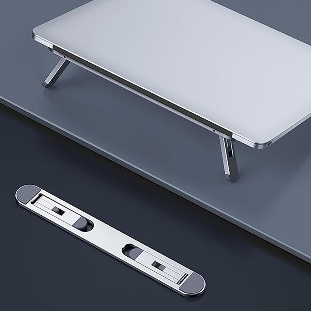 Faltbarer Laptop-Ständer Wärmeableitung Unsichtbar Tragbar Aluminiumlegierung Verstellbarer Laptop-Ständer für Schreibtisch