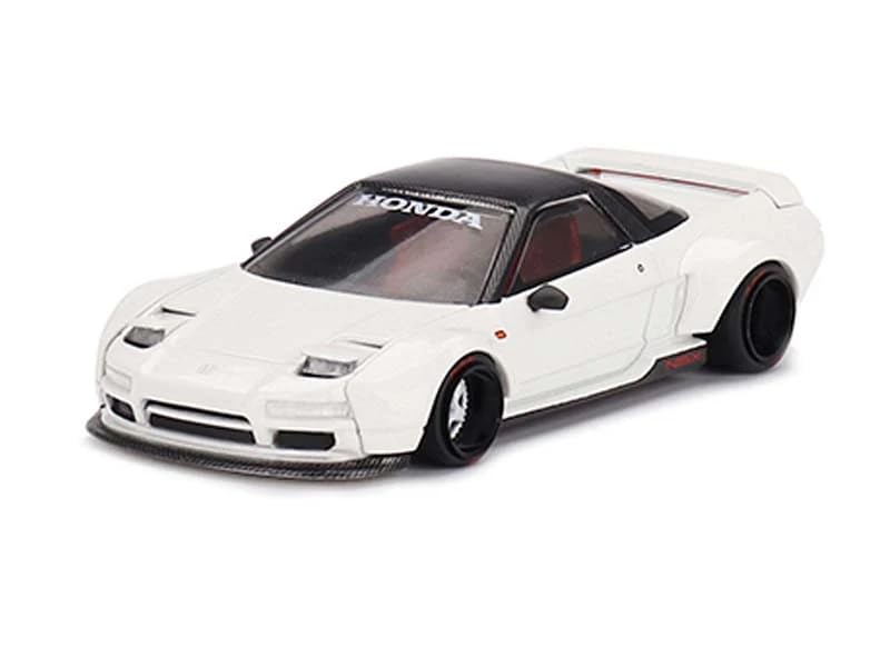 MINI GT Collectibles Diecast Model Car Honda NSX Kaido Works V2 White Limited Edition Diecast Model Car Kaido House KHMG148 1/64