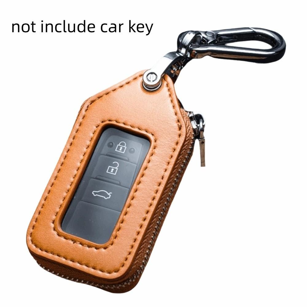 Zipper Purse Car Key Holder PU Leather Key Bag Case Fashion Key Protection Case  Housekeeper Cover