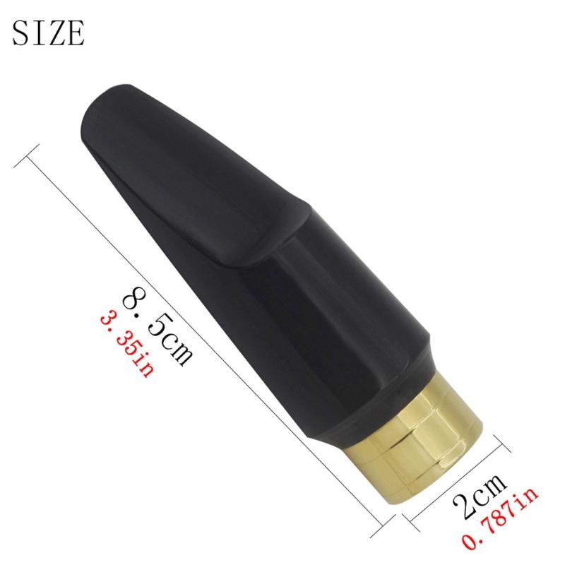 Semi Saxophone Mouthpiece Metal Texture Enhancing Sound Claritys Professional Saxophone Accessories for Saxophones