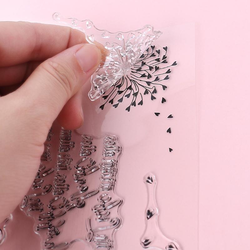 Buy Nice DIY Silicone Clear Stamp Cling Seal Scrapbook Embossing Album ...