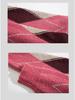 Retro American Color Block Diamond Pattern Men's Knit Sweater - Versatile Youthful Woolen Outerwear