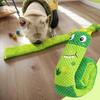 Bite Resistant Plush Dinosaur Dog Toy Interactive Dog Chew Toy Squeaky Sniffing Toy  Pet Training