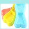 Bone-shaped Dog And Cat Food Bowl Set Pp Plastic Pet Double Bowl