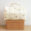 Little Bear Embroidered Handheld Shoulder Bag Large Capacity Mommy Bag Mother Baby Parent Child Single Shoulder Bag