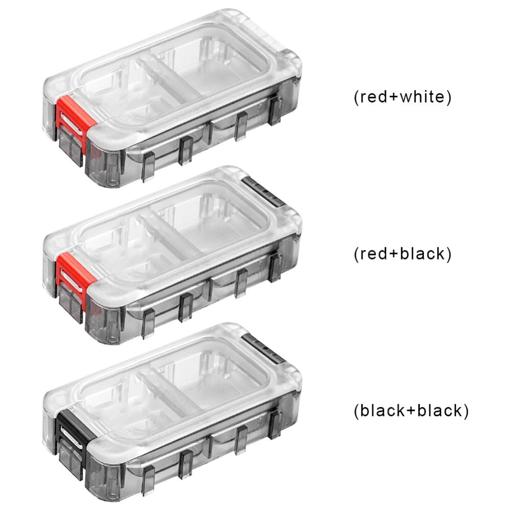 Fishing Tackle Box Expandable Fishing Tackle Box Large Capacity Waterproof Tool Box Double Side Fishing Hook Storage Container