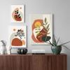 Minimalist Abstract Nude Girl Geometry Leaf Plant Nordic Poster Wall Art Print Canvas Painting Decor Pictures For Living Room
