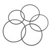 20Pcs 1.5mm Cassette Tape Rubber DVD Cassette Tape Recorder Turntable Strap Belt Durable Rubber Belts